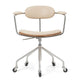 Carl Hansen CH621 Swivel Chair in Oak, Stainless Steel, SIF 90 — packshot