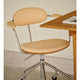 Carl Hansen CH621 Swivel Chair in Oak, SIF 90 — lifestle, with CH327 Table in Oak Oil