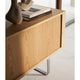Carl Hansen CH825 Credenza in Oak Oil, steel base — lifestyle, detail