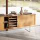 Carl Hansen CH825 Credenza in Oak Oil, steel base — lifestyle