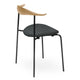 Carl Hansen CH88P Dining Chair in Oak Oil, Remix 173 — packshot, detail