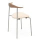 Carl Hansen CH88P Dining Chair in Oak Soap, Sif 90 — packshot, detail