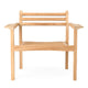 Carl Hansen AH601 Outdoor Lounge Chair in teak — packshot, detail