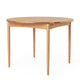 Carl Hansen BM0121 Extendable Round Dining Table in Oak Oil — side view