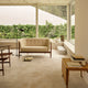Carl Hansen ND52-2 Vita Sofa in Walnut Oil, Hallingdal 65 0200, SIF95 — lifestyle, with BM1106 and ND55