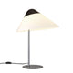 Carl Hansen HJW02 Opala Table Lamp Midi in Chrome/Black — packshot lit
