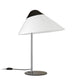   Carl Hansen HJW02 Opala Table Lamp Midi in Chrome/Black — packshot unlit