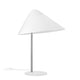 Carl Hansen HJW02 Opala Table Lamp Midi in Chrome/White — packshot unlit