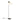 Carl Hansen HJW03 Opala Floor Lamp Midi in Chrome/Black — packshot lit