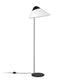 Carl Hansen HJW03 Opala Floor Lamp Midi in Chrome/Black — packshot unlit