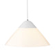 Carl Hansen HJW38 Opala Pendant Mini in White — packshot lit