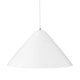 Carl Hansen HJW38 Opala Pendant Mini in White — packshot unlit