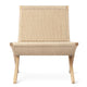 Carl Hansen MG501 Cuba Lounge Chair in Oak Soap, Natural Paper Cord — packshot