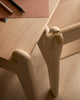 Carl Hansen CH410 Peter's Chair and CH411 Peter's Table in Beech — studio, detail