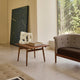 Carl Hansen ND55 Coffee Table in Walnut Oil — lifestyle, with ND52-3