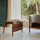 Carl Hansen ND55 Coffee Table in Walnut Oil — lifestyle, with ND52-3