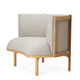 Carl Hansen RF1904 Sideways Lounge Chair in Oak Oil, Molly 112 — packshot