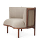 Carl Hansen RF1904 Sideways Lounge Chair in Walnut Oil, Re-wool 218 — packshot