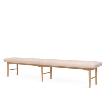 Carl Hansen VLA75L Foyer Bench in Oak Oil, Sif 90 — packshot