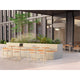 Skagerak Pelagus Outdoor High Table and Counter Stool in Light Ivory — lifestyle