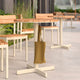 Skagerak Pelagus Outdoor Café Table in Light Ivory — lifestyle, detail