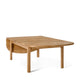 Carl Hansen CH086 Coffee Table in Oak Oil, H44cm — packshot, detail