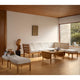 Carl Hansen CH280 Sofa system in Oak Oil, with CH086 Coffee Table — lifestyle