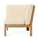 Carl Hansen CH280A Armrest Section in Oak Oil / Vidar 1511 — packshot