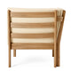 Carl Hansen CH280A Armrest Section in Oak Oil / Vidar 1511 — packshot, detail