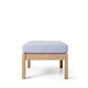 Carl Hansen CH280F Footstool in Oak Soap / Vidar 0723 — packshot, detail