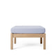 Carl Hansen CH280F Footstool in Oak Soap / Vidar 0723 — packshot