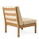 Carl Hansen CH280M Middle Section in Oak Oil / Vidar 1511 — packshot, detail
