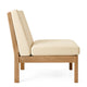 Carl Hansen CH280M Middle Section in Oak Oil / Vidar 1511 — packshot, detail
