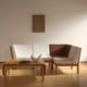 Carl Hansen CH280 4 Seater Corner Sofa in Oak Oil / Vidar 1511 and Vidar 0363 — lifestyle, with CH280F and CH086 Coffee