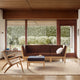 Carl Hansen CH280 sofa in Oak Oil — lifestyle, with CH280F, CH25, CH24, CH327 and HJW02