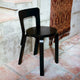 Artek 65 Dining Chair in Black Lacquered — studio