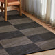 Check Rug Large Check 240×170cm in Black — lifestyle