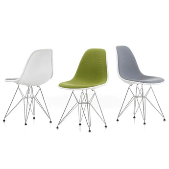 Vitra Eames Plastic Side Chair RE DSR Full Upholstery