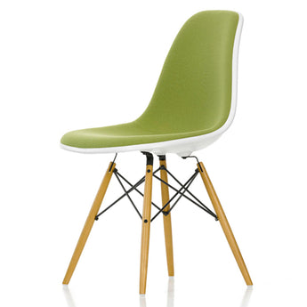 Vitra Eames Plastic Side Chair RE DSW Full Upholstery