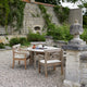 Skagerak Drachmann Outdoor Dining Chair and Round Dining Table — lifestyle