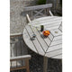 Skagerak Drachmann Outdoor Dining Chair and Round Dining Table — lifestyle