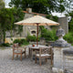 Skagerak Drachmann Outdoor Dining Chair and Round Dining Table — lifestyle