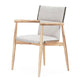 Carl Hansen E008 Embrace Outdoor Dining Chair in Teak, Agora Life Oat 1760 — packshot