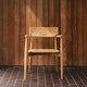 Carl Hansen E008 Embrace Outdoor Dining Chair in Teak — lifestyle