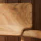 Carl Hansen E008 Embrace Outdoor Dining Chair in Teak — lifestyle, detail