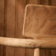 Carl Hansen E008 Embrace Outdoor Dining Chair in Teak — lifestyle, detail