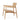 Carl Hansen E018 Embrace Outdoor Lounge Chair in Untreated Teak — packshot