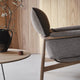 Carl Hansen E015 Embrace Lounge Chair — lifestyle, with E021 Embrace Coffee Table