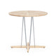 Carl Hansen E022 Embrace Outdoor Dining Table in Teak, D80cm — packshot