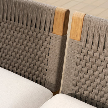 Carl Hansen Embrace Outdoor 3 Seater Sofa With Chaise Longue